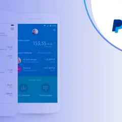 Aplikacja PayPal pokazuje transakcje. Zastanawiasz się, czy PayPal pobiera prowizje? Sprawdź szczegóły na ekranie telefonu.