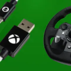 Kierownica gamingowa i kable USB-C/USB z logo Xbox. Dowiedz się, jak podłączyć kierownicę do Xboxa i poczuj się jak kierowca rajdowy!