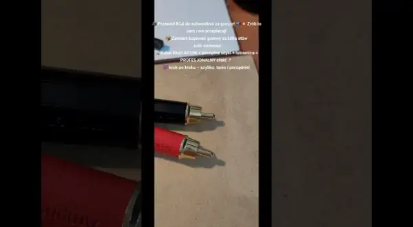 Jak zrobić kabel RCA - krok po kroku, uniknij najczęstszych błędów