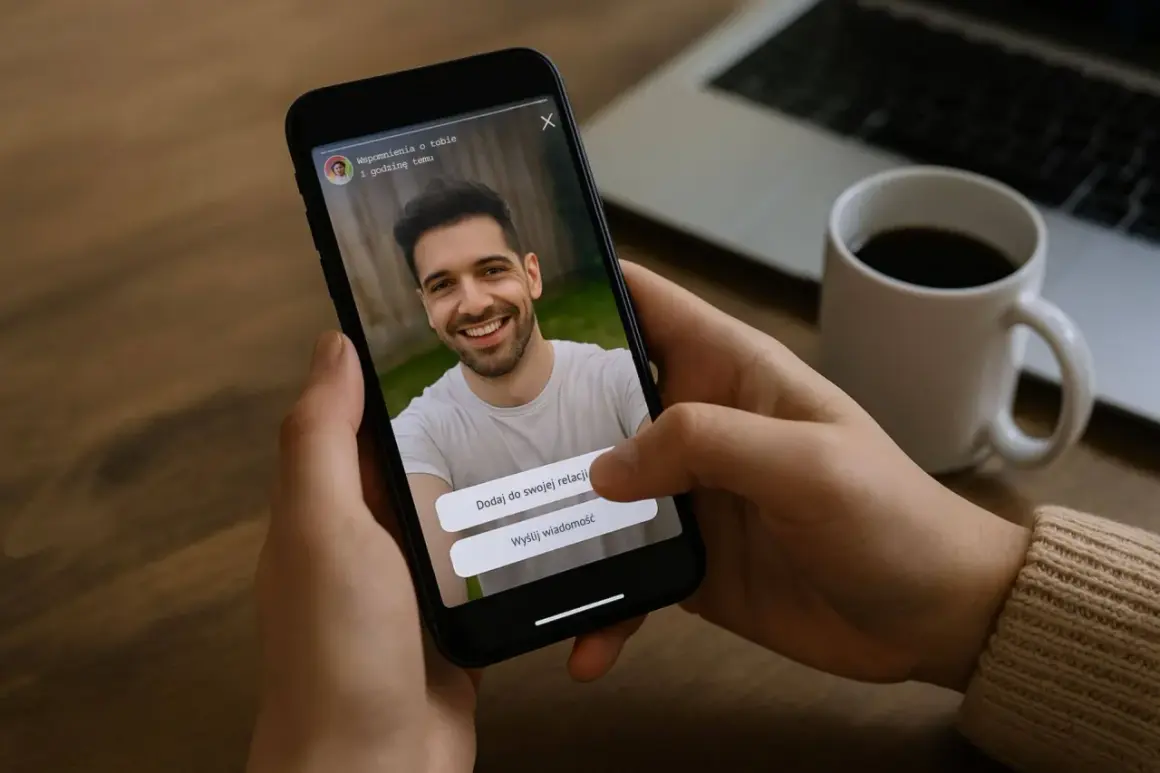 Chcesz wiedzieć, jak napisać do kogoś na IG? Na ekranie telefonu widzisz profil znajomego i opcje "Dodaj do swojej relacji" lub "Wyślij wiadomość".