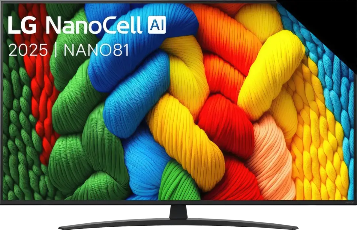 LG NanoCell AI 2025 NANO81. Zobacz, co to jest nanocell – technologia zapewniająca żywe kolory na ekranie telewizora.