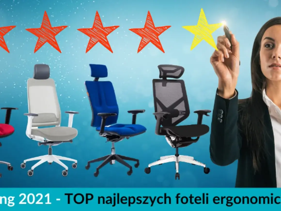 Wybierz krzesło biurowe dla osób do 200 kg. Ranking 2021 - TOP najlepszych foteli ergonomicznych.