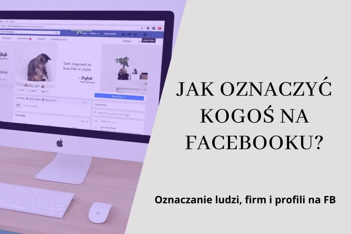 Komputer wyświetla stronę Facebooka z pytaniem "Jak oznaczyć kogoś na Facebooku?". Dowiedz się, dlaczego nie możesz oznaczyć osoby w poście na Facebooku.