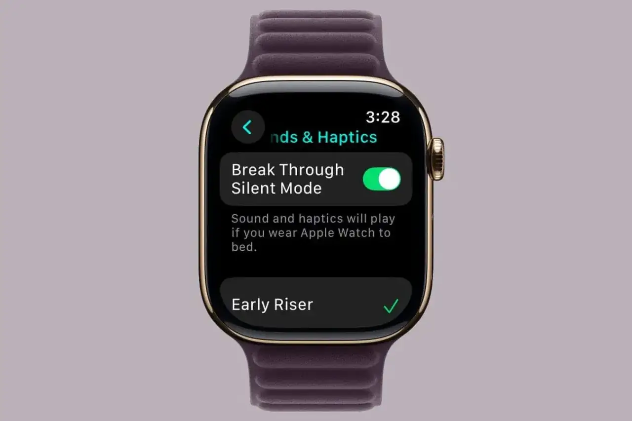 Ustawienia dźwięku i haptyki na smartwatchu. Jak wyłączyć dźwięk w smartwatchu, gdy śpisz, aby nie przeszkadzał.