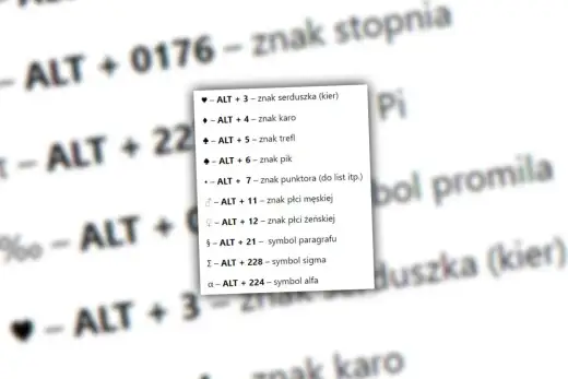 Jak wpisać symbol stopnia ° na klawiaturze? Szybkie sposoby